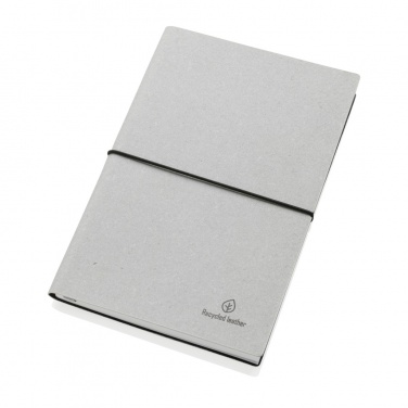 Logo trade corporate gift photo of: A5 recycled leather notebook