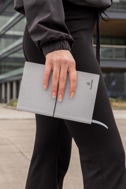 Logo trade promotional products image of: A5 recycled leather notebook