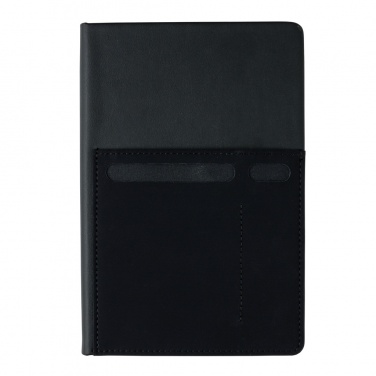 Logotrade promotional gift image of: A5 Deluxe notebook with smart pockets