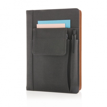 Logotrade promotional giveaways photo of: Notebook with phone pocket