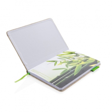 Logotrade advertising product image of: A5 jute notebook