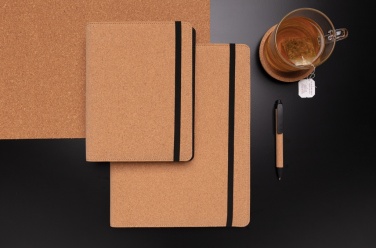 Logotrade promotional gift picture of: Deluxe cork portfolio A4 with pen