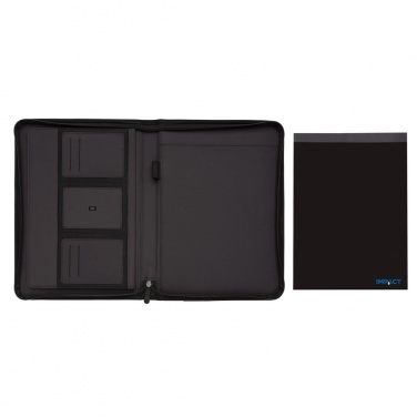 Logo trade advertising products picture of: Impact AWARE™ RPET A4 portfolio with zipper