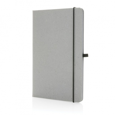Logo trade promotional gifts picture of: Recycled leather hardcover notebook A5