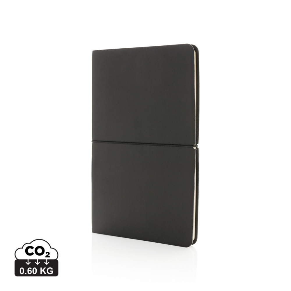 Logotrade promotional merchandise image of: Modern deluxe softcover A5 notebook
