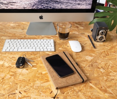 Logotrade business gift image of: Cork hardcover notebook A5