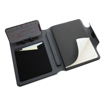 Logo trade corporate gifts picture of: Artic Magnetic 10W wireless charging A5 notebook