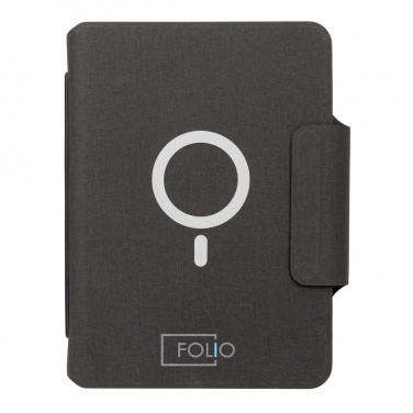 Logo trade promotional gifts picture of: Artic Magnetic 10W wireless charging A5 notebook