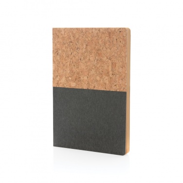 Logo trade promotional merchandise picture of: A5 cork & kraft notebook