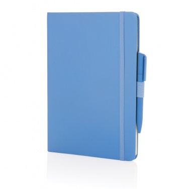 Logo trade promotional items image of: Sam A5 RCS certified bonded leather classic notebook
