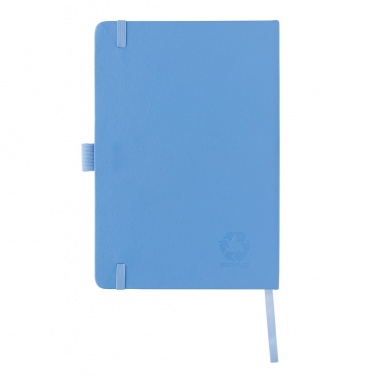 Logo trade promotional giveaways picture of: Sam A5 RCS certified bonded leather classic notebook