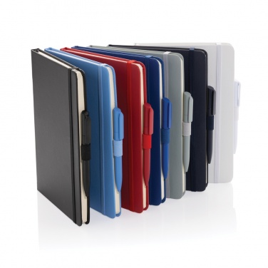 Logo trade business gift photo of: Sam A5 RCS certified bonded leather classic notebook