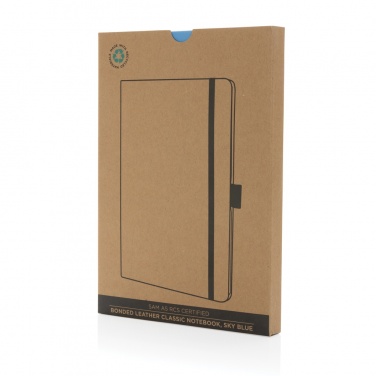 Logo trade promotional gifts picture of: Sam A5 RCS certified bonded leather classic notebook