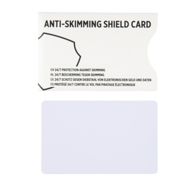 Logo trade promotional items picture of: Anti-skimming RFID shield card with active jamming chip