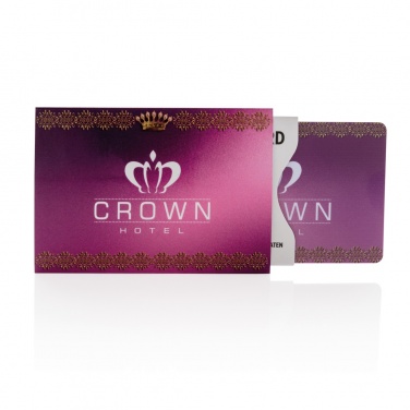 Logo trade promotional item photo of: Anti-skimming RFID shield card with active jamming chip