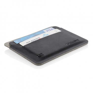 Logo trade promotional giveaway photo of: Quebec RFID safe cardholder