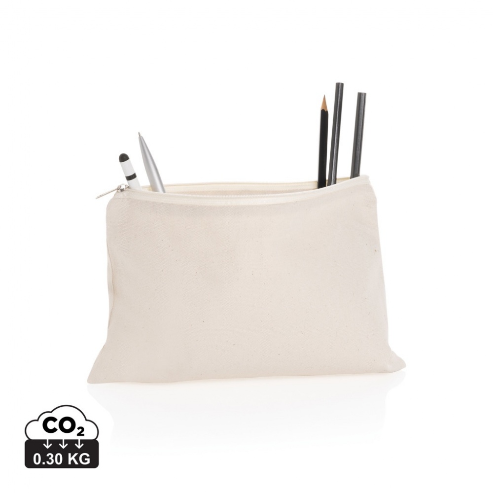 Logotrade promotional gift image of: Impact Aware™ 285 gsm rcanvas pencil case undyed