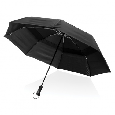 Logo trade promotional products image of: Swiss Peak Aware™ Tornado 27” pocket storm umbrella