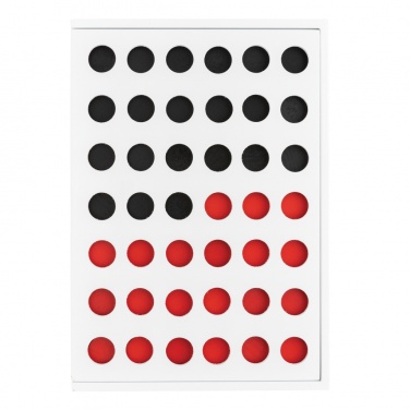 Logo trade advertising products image of: Connect four wooden game