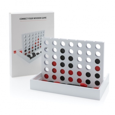 Logotrade advertising products photo of: Connect four wooden game