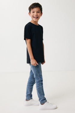 Logo trade promotional item photo of: Iqoniq Koli kids lightweight recycled cotton t-shirt