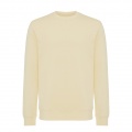 Iqoniq Etosha lightweight recycled cotton crew neck, cream yellow
