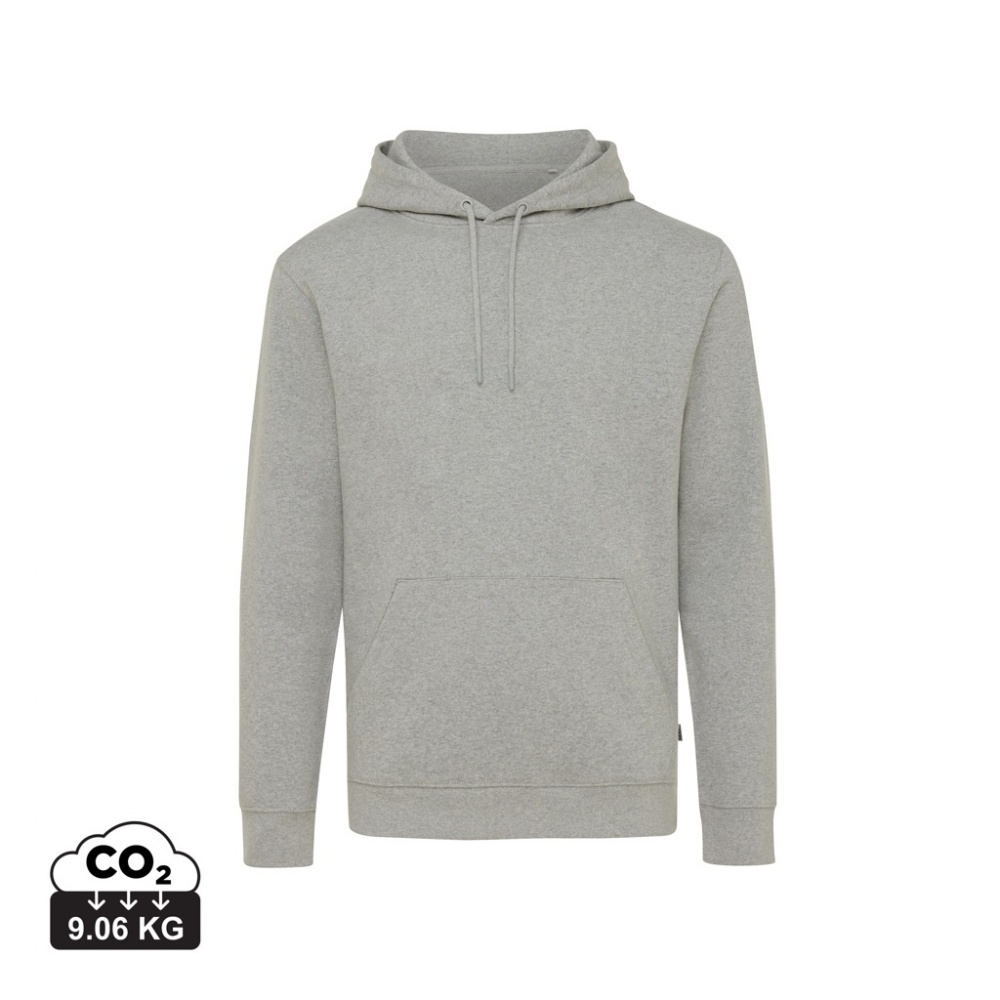 Logo trade corporate gifts picture of: Iqoniq Torres recycled cotton hoodie undyed