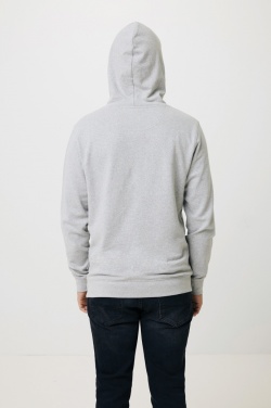 Logo trade promotional gift photo of: Iqoniq Torres recycled cotton hoodie undyed