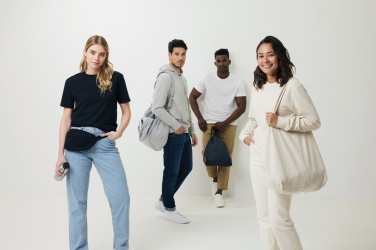 Logo trade corporate gift photo of: Iqoniq Torres recycled cotton hoodie undyed