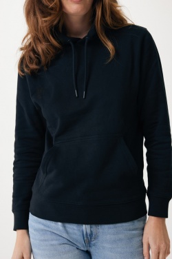Logo trade promotional merchandise image of: Iqoniq Rila lightweight recycled cotton hoodie