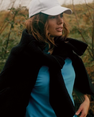 Logo trade promotional gift photo of: Iqoniq Diran recycled polyester pile fleece jacket