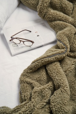 Logotrade advertising products photo of: VINGA Maine GRS recycled double pile blanket