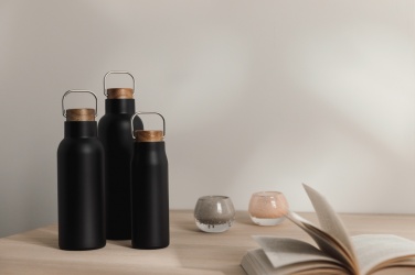 Logo trade promotional gifts picture of: VINGA Ciro RCS recycled vacuum bottle 580ml