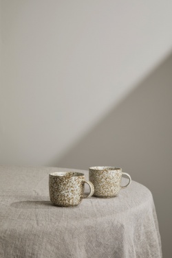 Logo trade business gifts image of: VINGA Nuvem stoneware mug, 2 pcs set