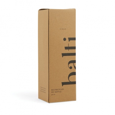 Logotrade promotional gift picture of: VINGA Balti RCS recycled pet bottle 600 ML