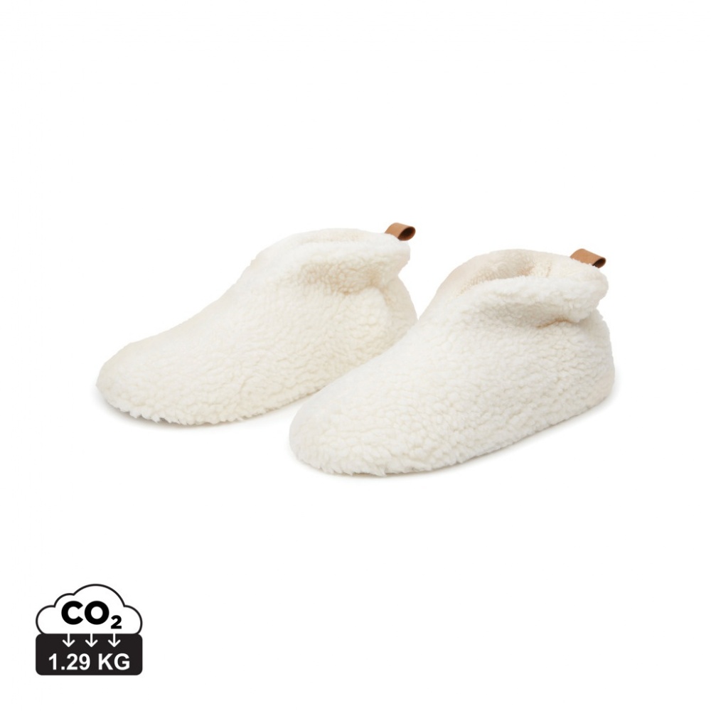Logo trade promotional gift photo of: VINGA Santos RCS recycled pet cosy slippers