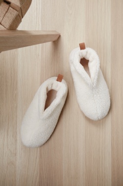 Logo trade corporate gift photo of: VINGA Santos RCS recycled pet cosy slippers