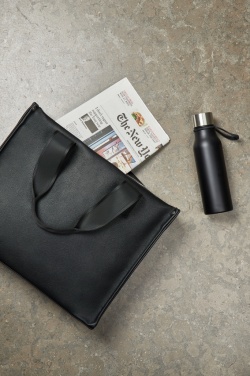 Logo trade promotional merchandise image of: VINGA Bermond RCS recycled PU tote bag