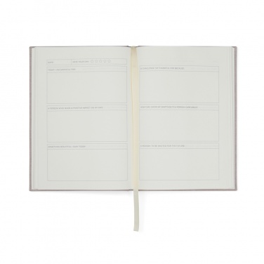 Logo trade promotional item photo of: VINGA Thankfulness GRS recycled paper journal