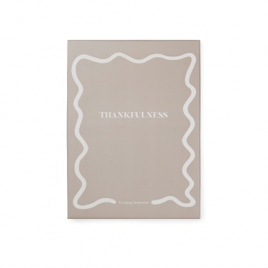 Logo trade corporate gift photo of: VINGA Thankfulness GRS recycled paper journal
