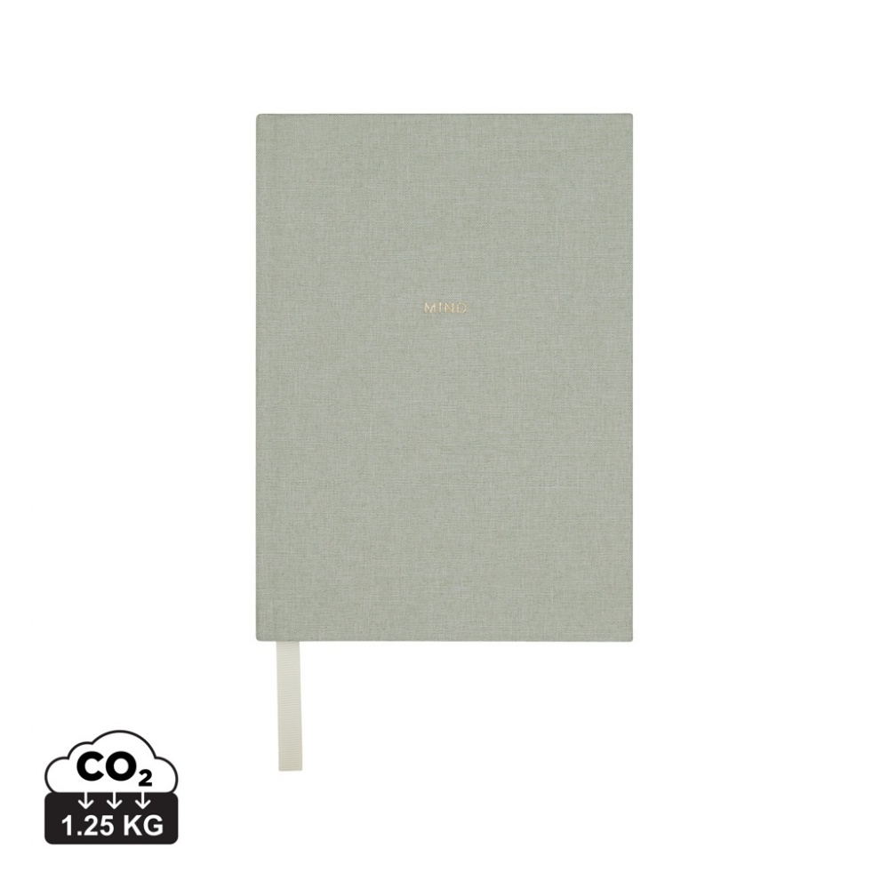 Logo trade promotional item photo of: VINGA Mind GRS recycled paper journal