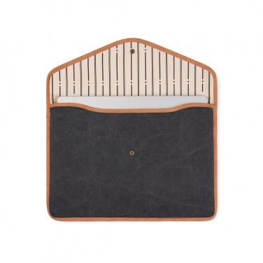 Logotrade promotional giveaway image of: VINGA Bosler GRS recycled canvas 14" laptop sleeve