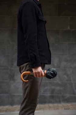 Logotrade advertising products photo of: VINGA Bosler AWARE™ recycled pet 21" foldable umbrella