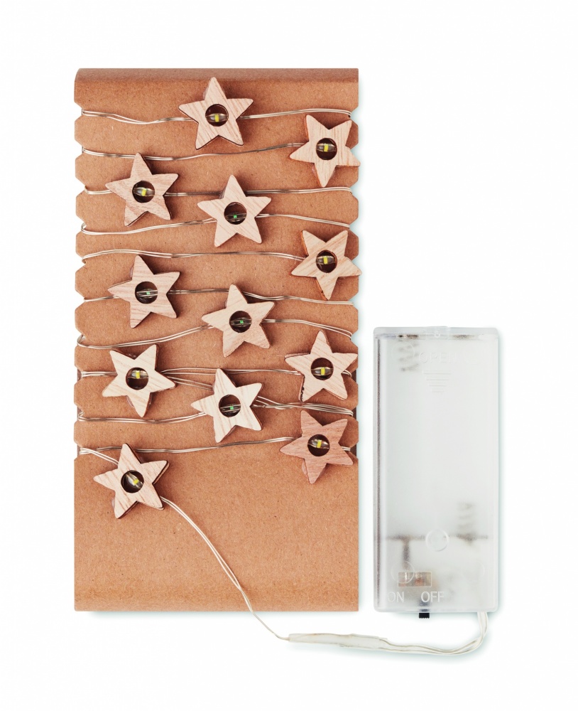 Logo trade promotional items image of: String with 20 star lights