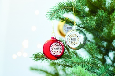 Logo trade promotional gift photo of: Christmas ball for sublimation