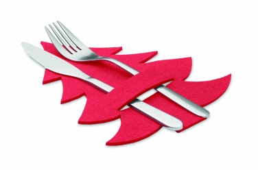 Logotrade promotional giveaway picture of: RPET felt cutlery holder set