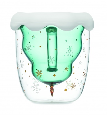 Logo trade advertising product photo of: Double wall borosilicate mug