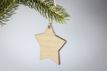 Logotrade promotional giveaway picture of: Christmas ornament star