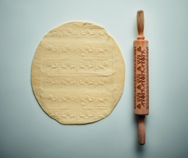 Logo trade promotional products picture of: Christmas pastry wooden rolling
