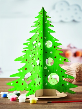 Logo trade business gift photo of: DIY wooden Christmas tree